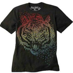 Brand New Re-Gen 100% Certified Organic Cotton Tiger T-Shirt - Black - Size: M